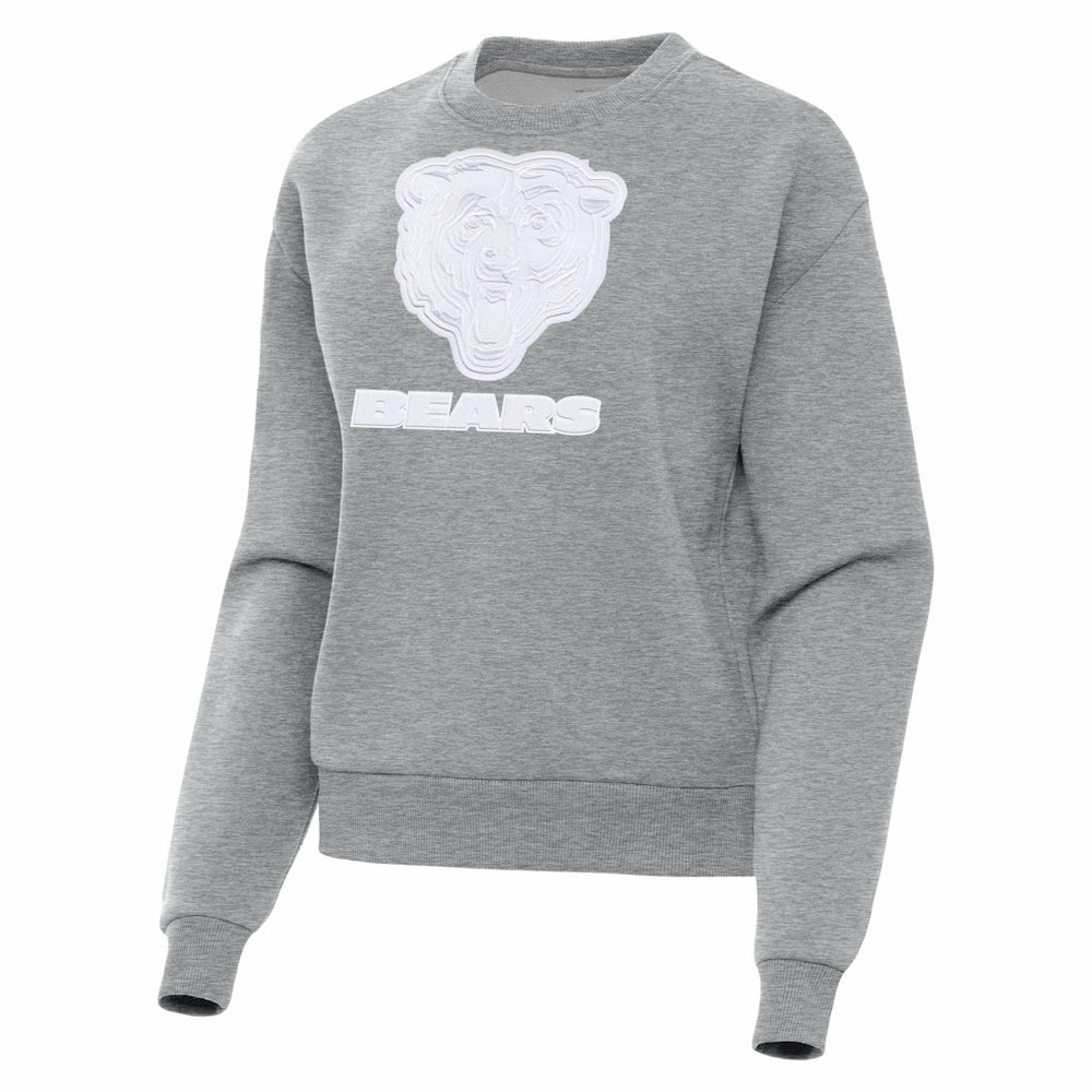 Chicago Bears Antigua Women's Victory Pullover Sweatshirt - Heather Gray sale