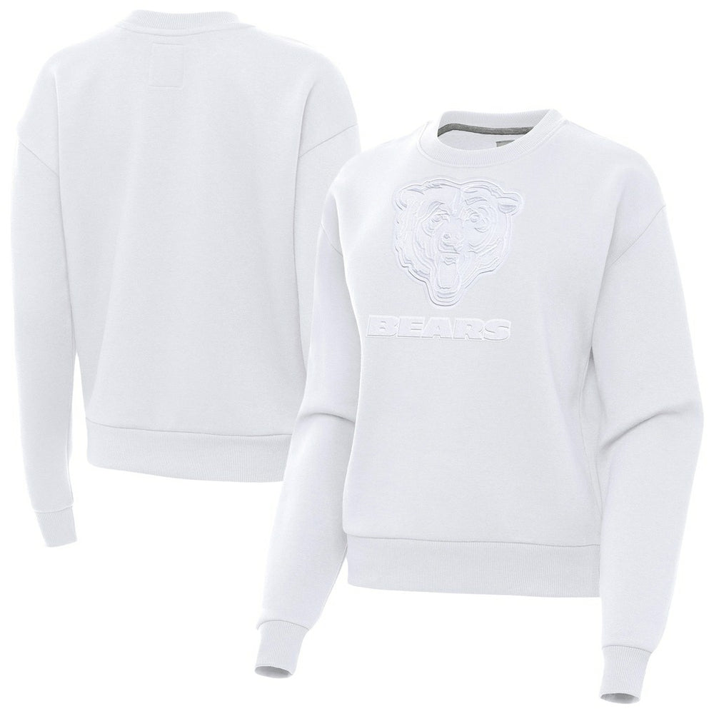 Chicago Bears Antigua Women's Victory Pullover Sweatshirt - White cheap