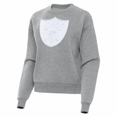 Las Vegas Raiders Antigua Women's Victory Pullover Sweatshirt - Heather Gray for sale