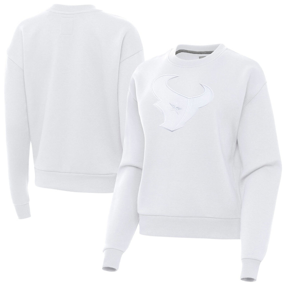 Houston Texans Antigua Women's Victory Pullover Sweatshirt - White online