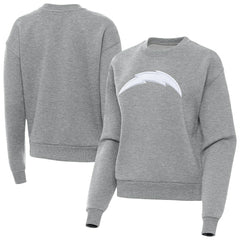 Los Angeles Chargers Antigua Women's Victory Pullover Sweatshirt - Heather Gray online