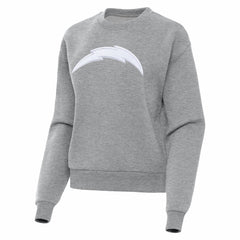 Los Angeles Chargers Antigua Women's Victory Pullover Sweatshirt - Heather Gray online