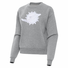 Miami Dolphins Antigua Women's Victory Pullover Sweatshirt - Heather Gray cheap