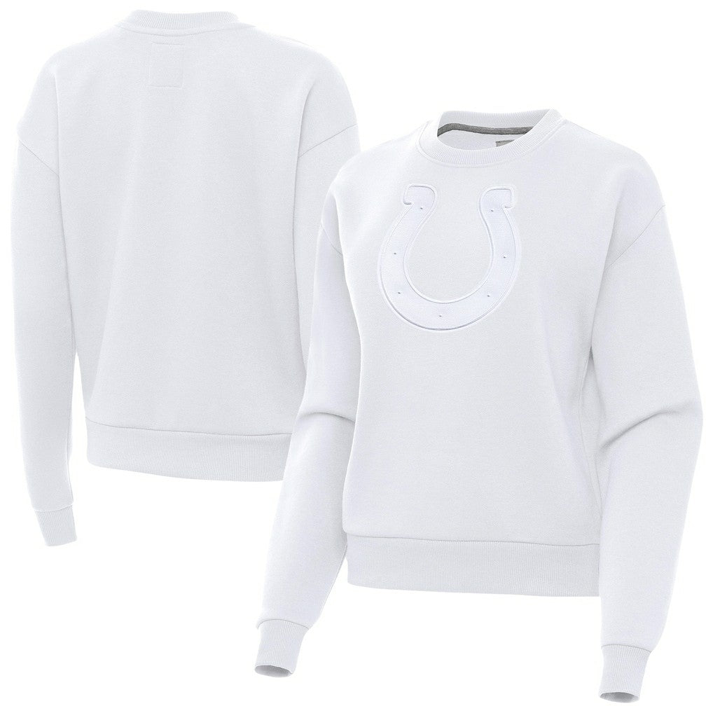 Indianapolis Colts Antigua Women's Victory Pullover Sweatshirt - White outlet