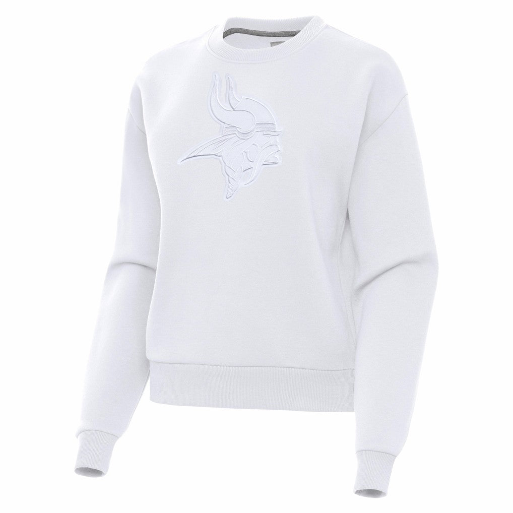 Minnesota Vikings Antigua Women's Victory Pullover Sweatshirt - White cheap