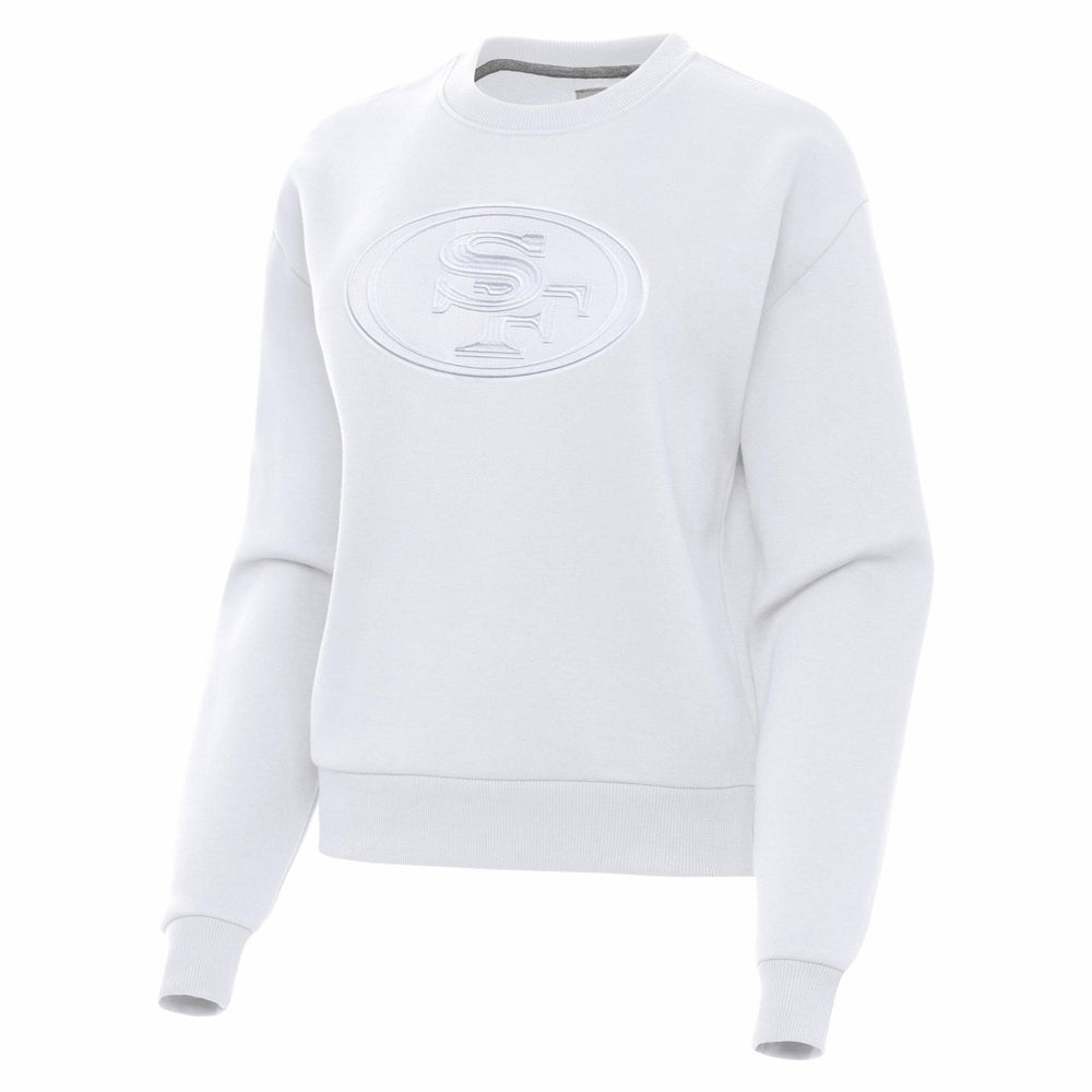 San Francisco 49ers Antigua Women's Victory Pullover Sweatshirt - White online