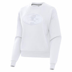 San Francisco 49ers Antigua Women's Victory Pullover Sweatshirt - White online
