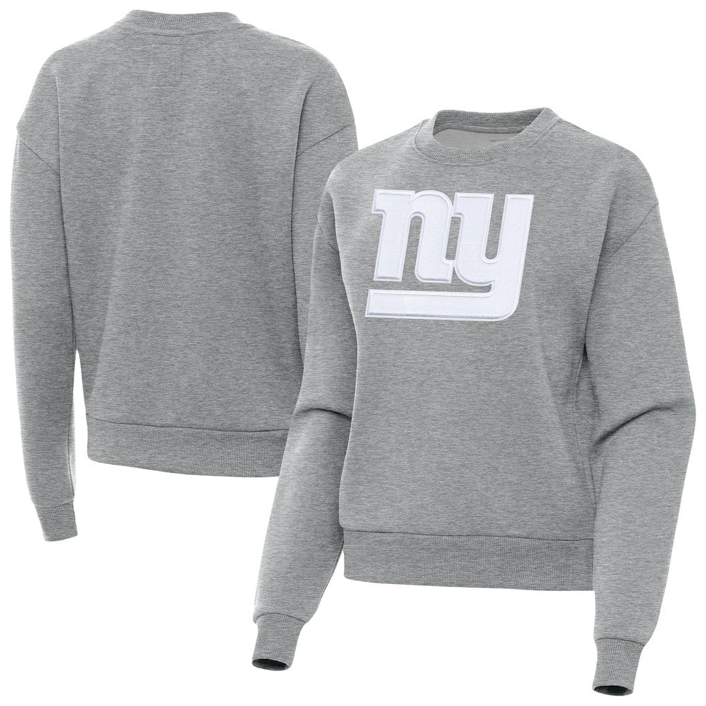 New York Giants Antigua Women's Victory Pullover Sweatshirt - Heather Gray outlet