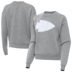 Kansas City Chiefs Antigua Women's Victory Pullover Sweatshirt - Heather Gray on sale