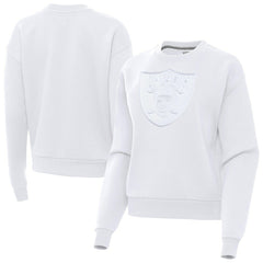 Las Vegas Raiders Antigua Women's Victory Pullover Sweatshirt - White for sale