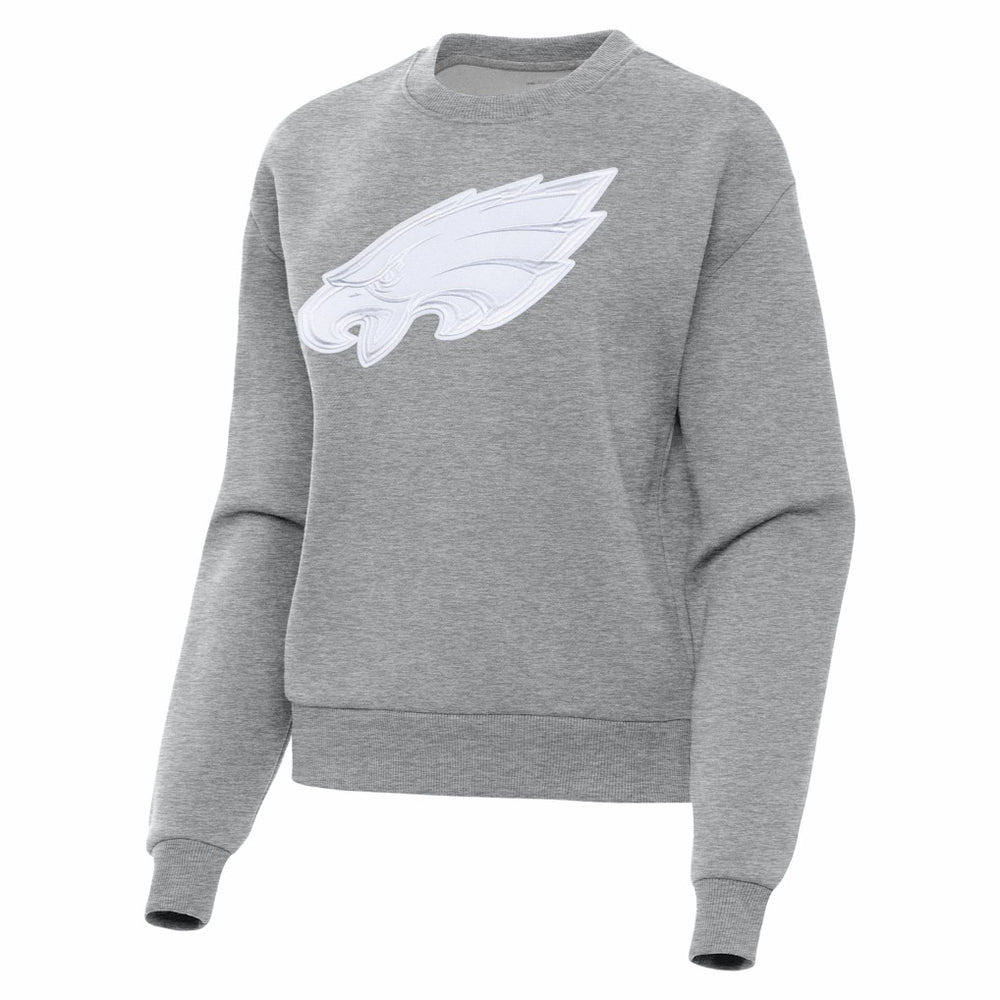 Philadelphia Eagles Antigua Women's Victory Pullover Sweatshirt - Heather Gray on sale