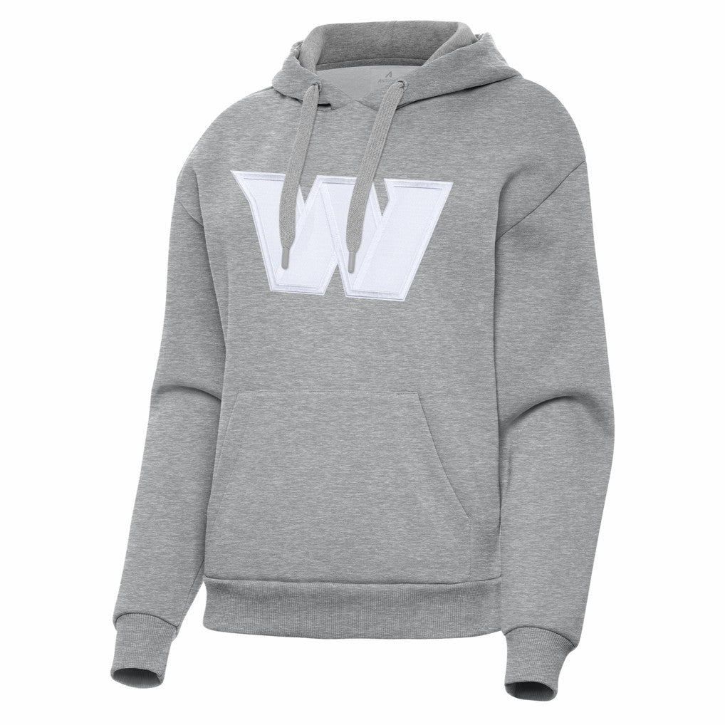 Washington Commanders Antigua Women's Victory Pullover Hoodie - Heather Gray discount