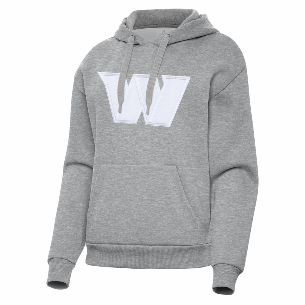 Washington Commanders Antigua Women's Victory Pullover Hoodie - Heather Gray discount