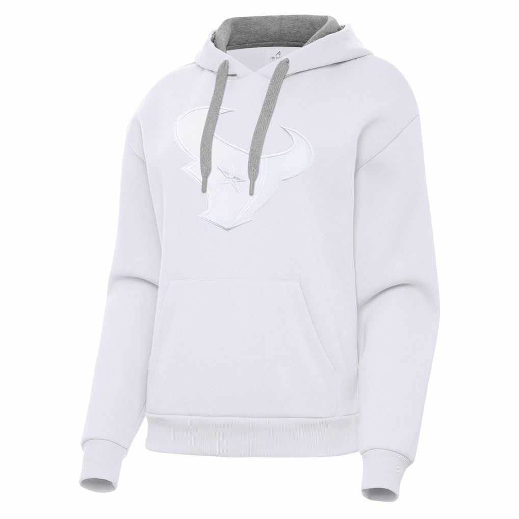 Houston Texans Antigua Women's Victory Pullover Hoodie - White sale