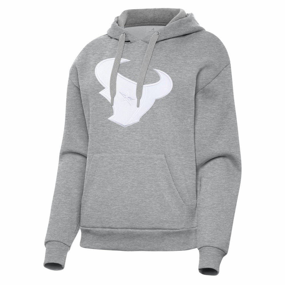 Houston Texans Antigua Women's Victory Pullover Hoodie - Heather Gray on sale