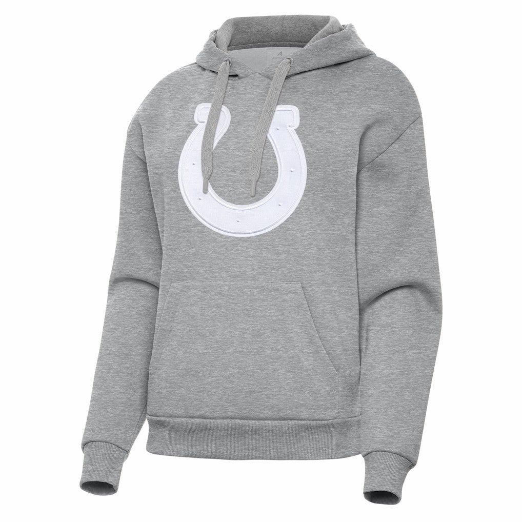 Indianapolis Colts Antigua Women's Victory Pullover Hoodie - Heather Gray online