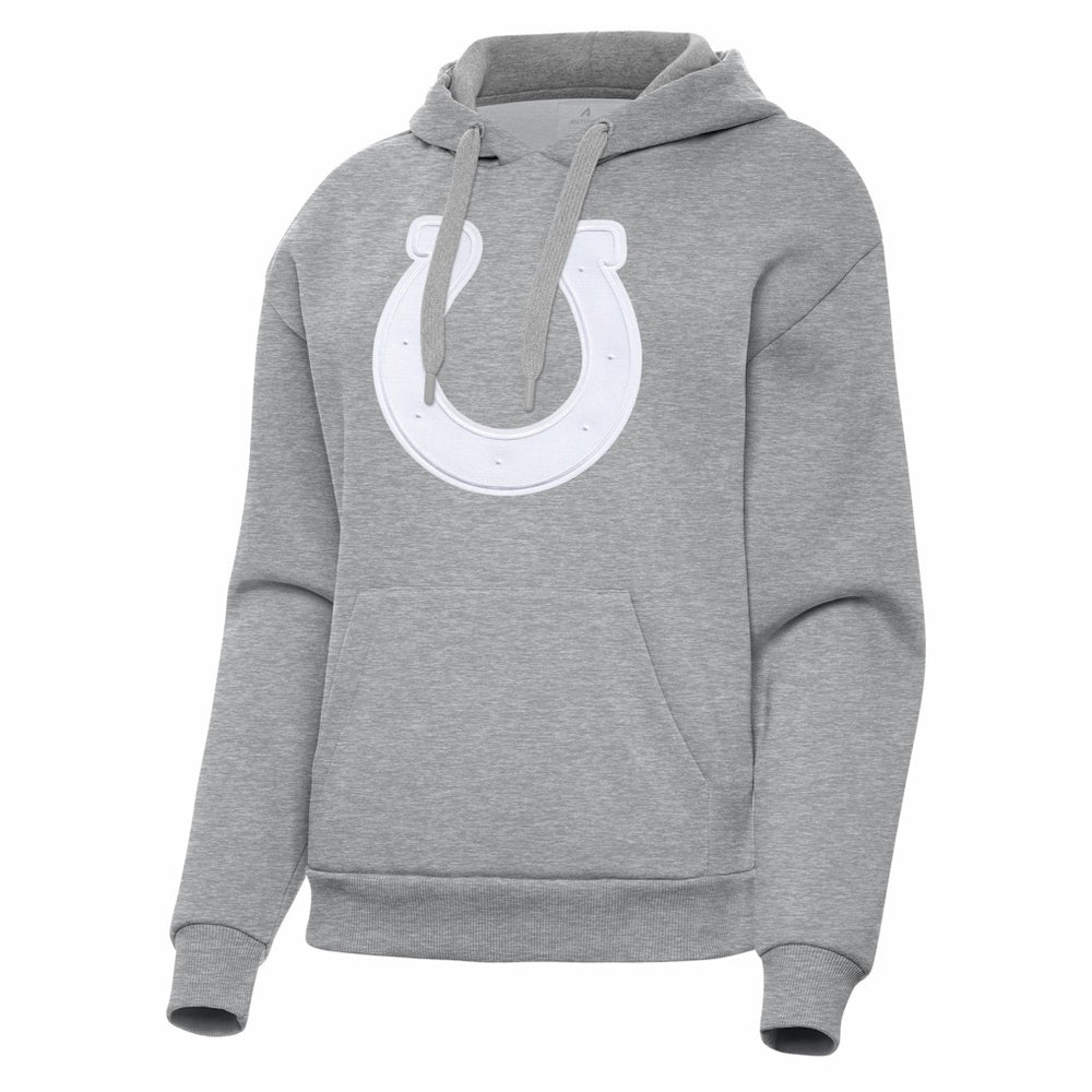 Indianapolis Colts Antigua Women's Victory Pullover Hoodie - Heather Gray online