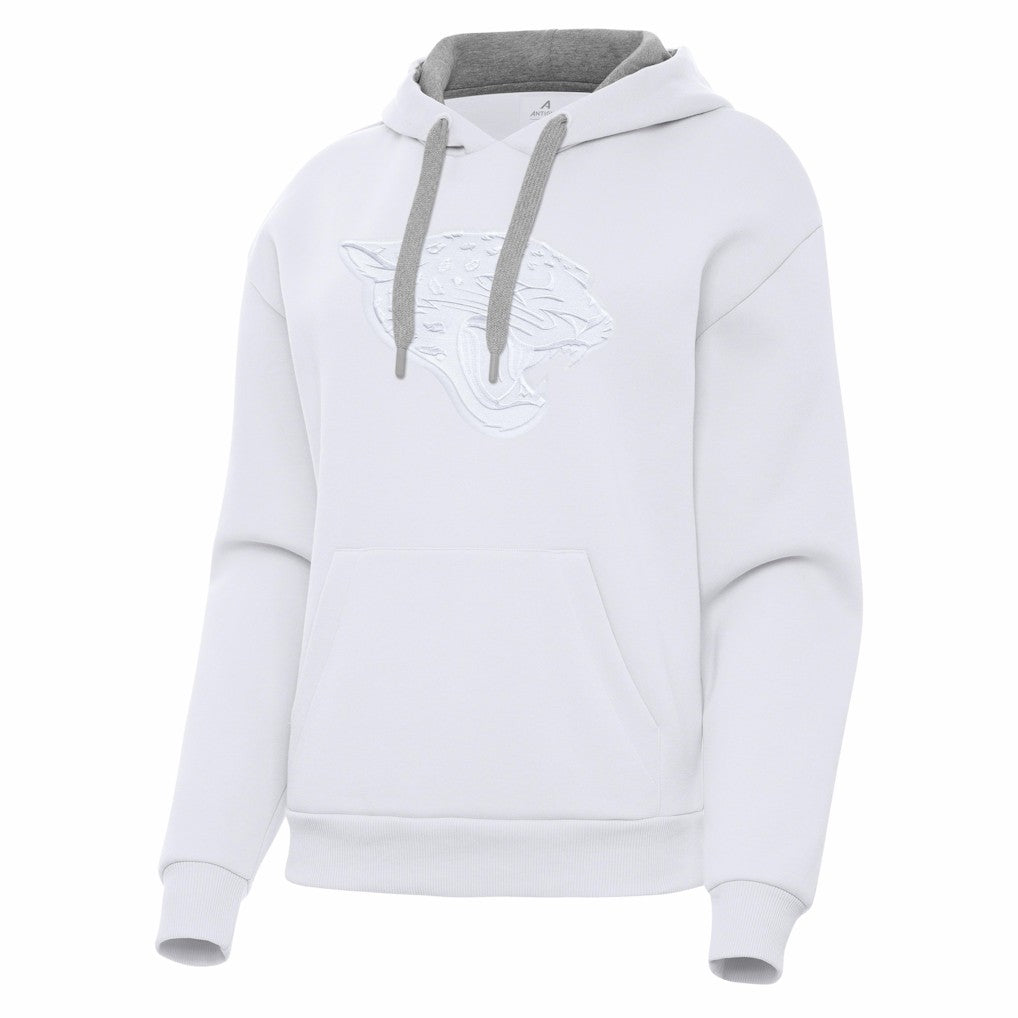 Jacksonville Jaguars Antigua Women's Victory Pullover Hoodie - White outlet