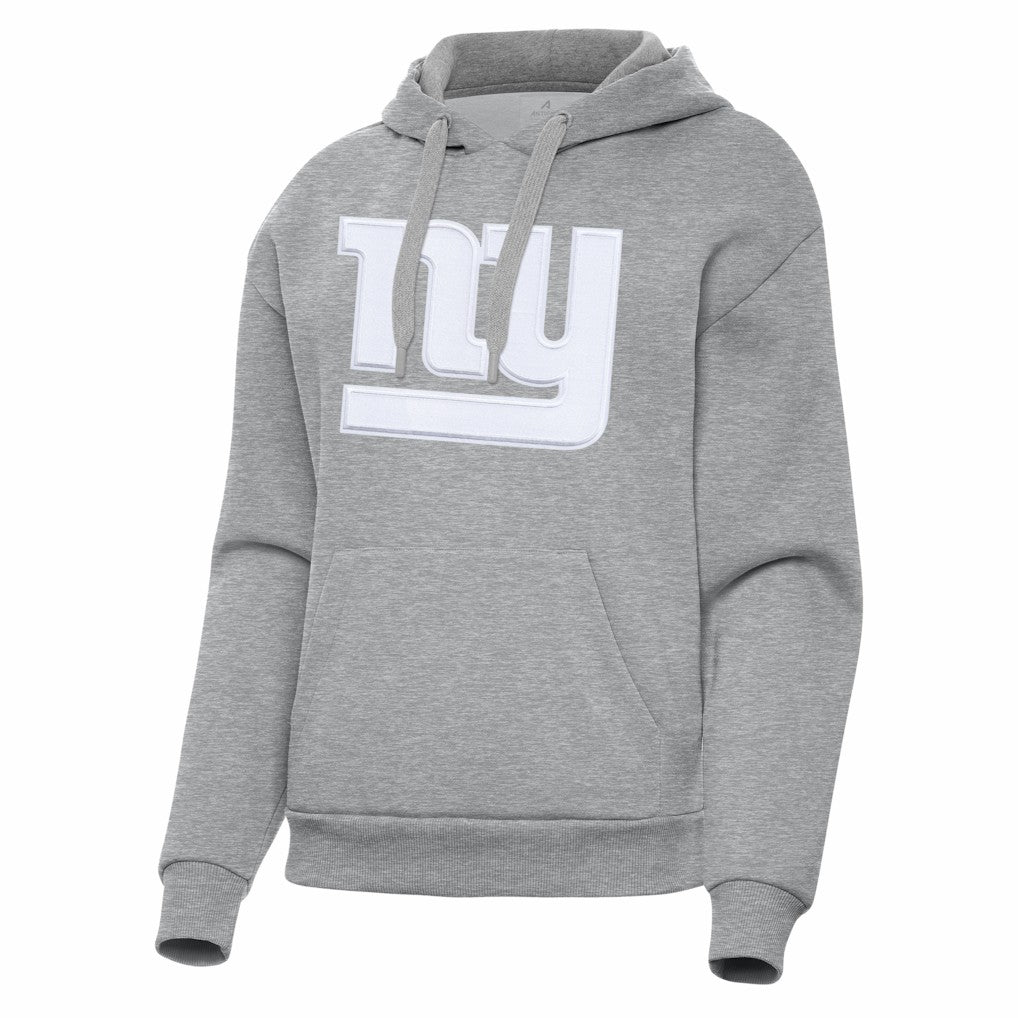 New York Giants Antigua Women's Victory Pullover Hoodie - Heather Gray sale
