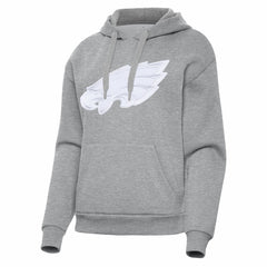 Philadelphia Eagles Antigua Women's Victory Pullover Hoodie - Heather Gray on sale