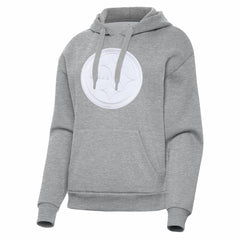 Pittsburgh Steelers Antigua Women's Victory Pullover Hoodie - Heather Gray outlet