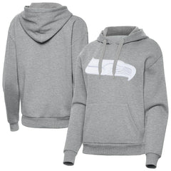 Seattle Seahawks Antigua Women's Victory Pullover Hoodie - Heather Gray discount