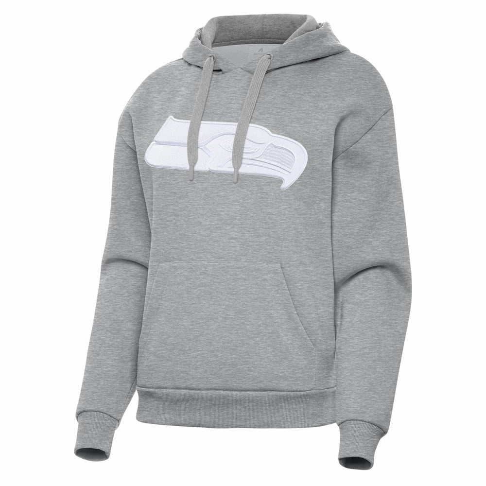Seattle Seahawks Antigua Women's Victory Pullover Hoodie - Heather Gray discount