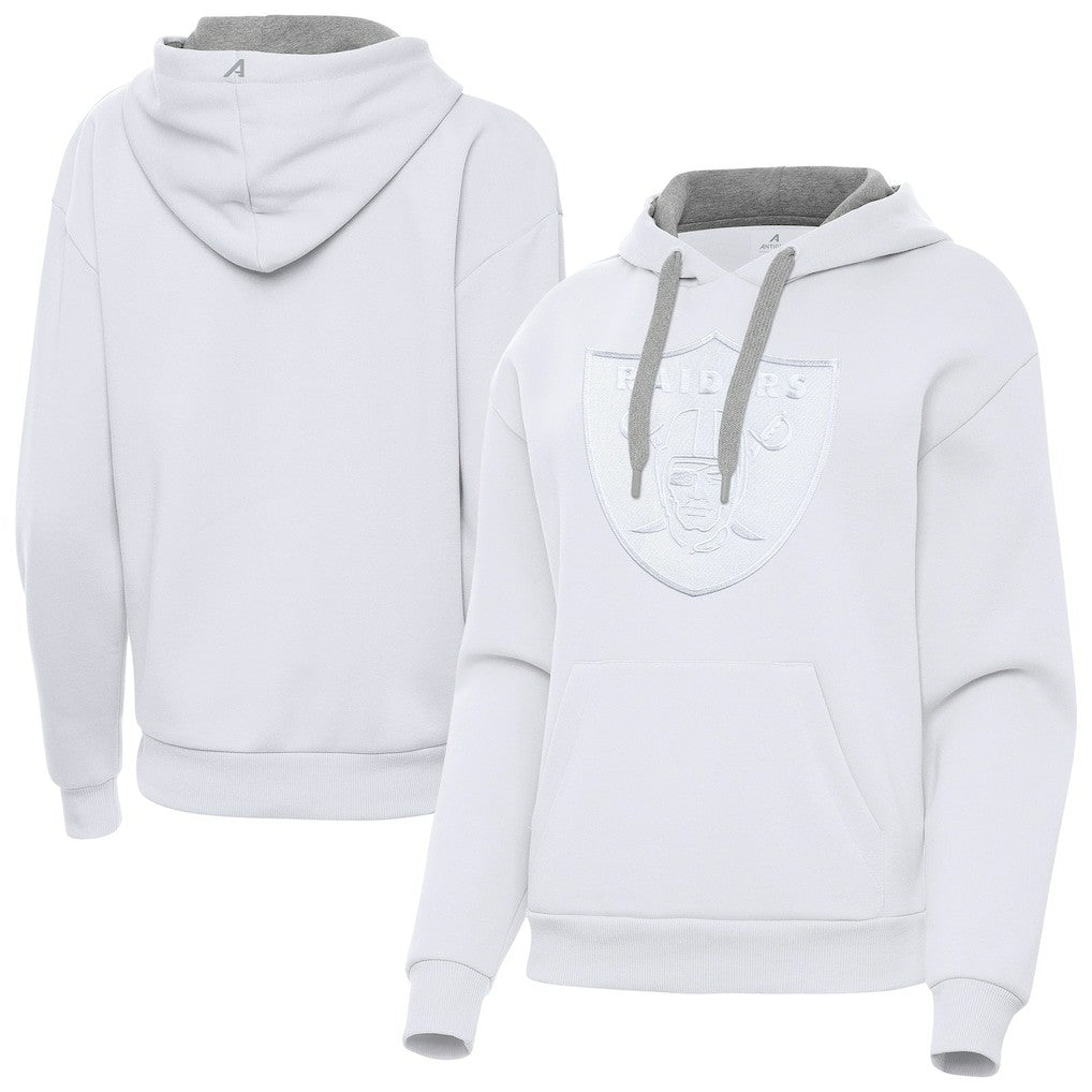 Las Vegas Raiders Antigua Women's Victory Pullover Hoodie - White cheap