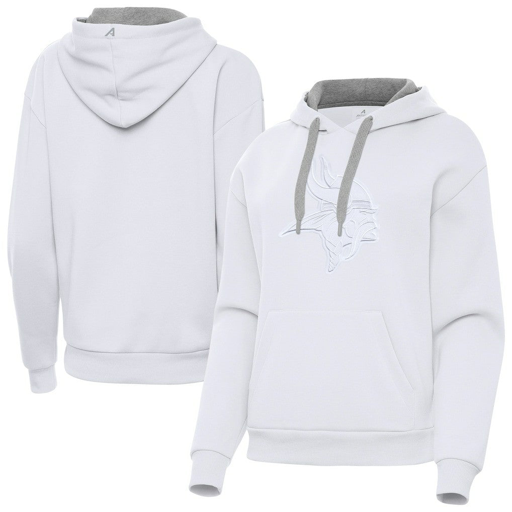 Minnesota Vikings Antigua Women's Victory Pullover Hoodie - White sale