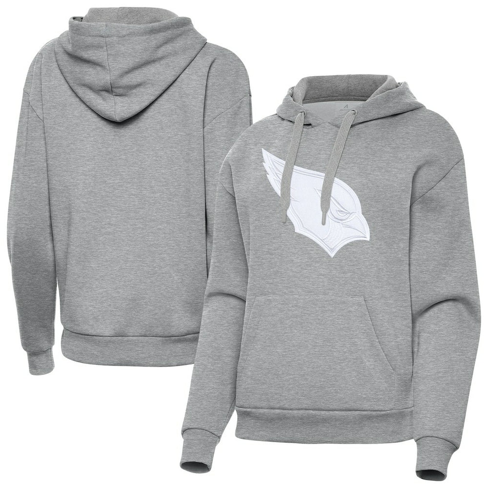 Arizona Cardinals Antigua Women's Victory Pullover Hoodie - Heather Gray sale
