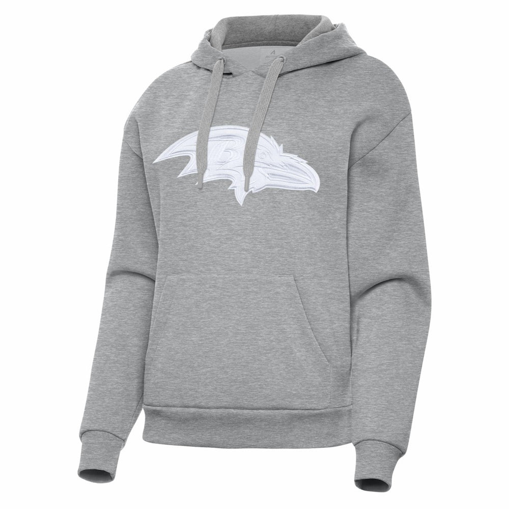 Baltimore Ravens Antigua Women's Victory Pullover Hoodie - Heather Gray sale
