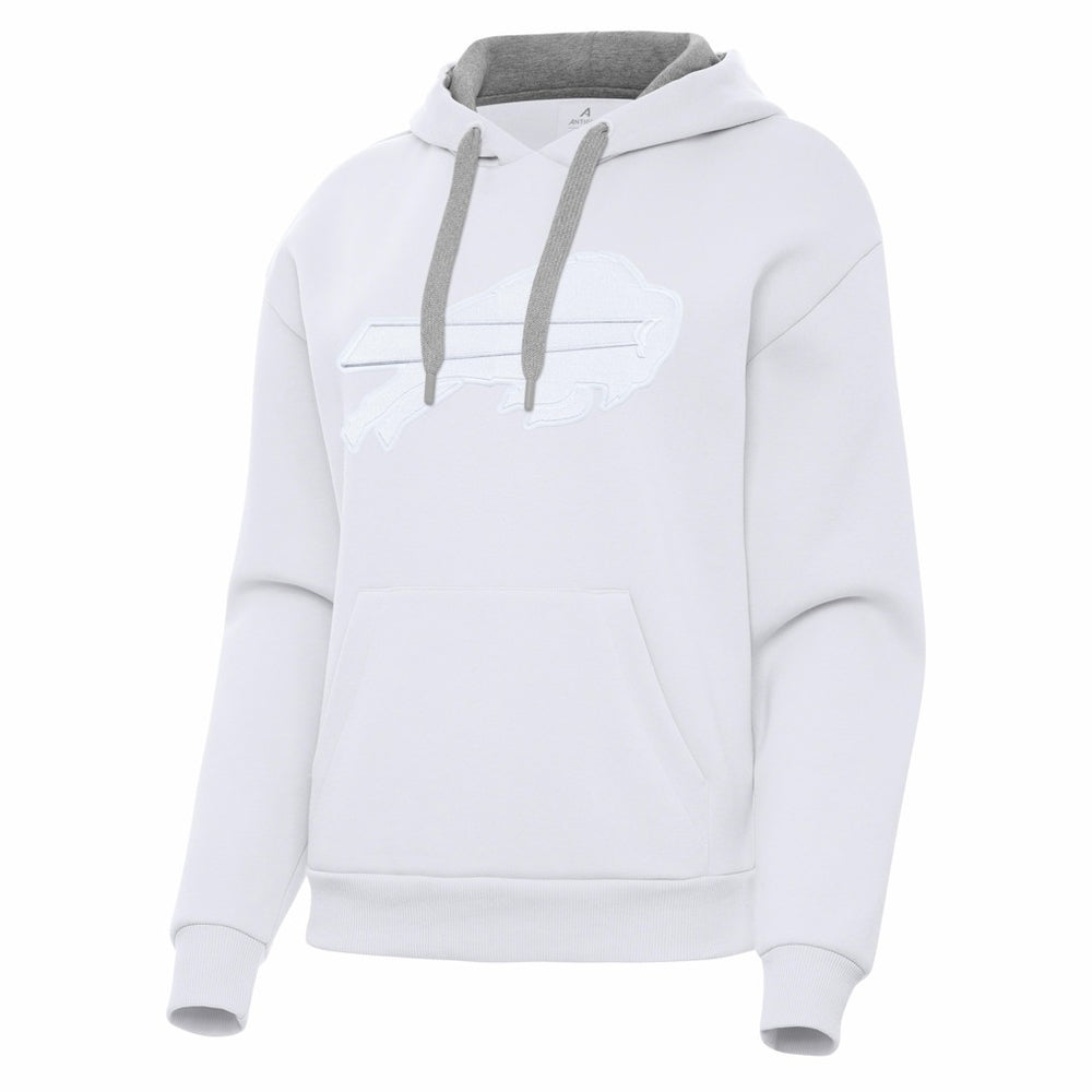 Buffalo Bills Antigua Women's Victory Pullover Hoodie - White for sale