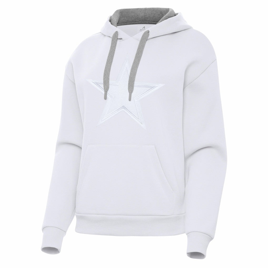 Dallas Cowboys Antigua Women's Victory Pullover Hoodie - White outlet