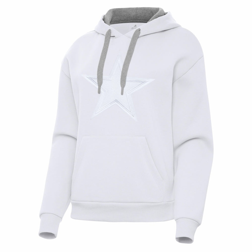 Dallas Cowboys Antigua Women's Victory Pullover Hoodie - White outlet