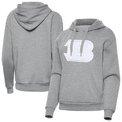 Cincinnati Bengals Antigua Women's Victory Pullover Hoodie - Heather Gray online