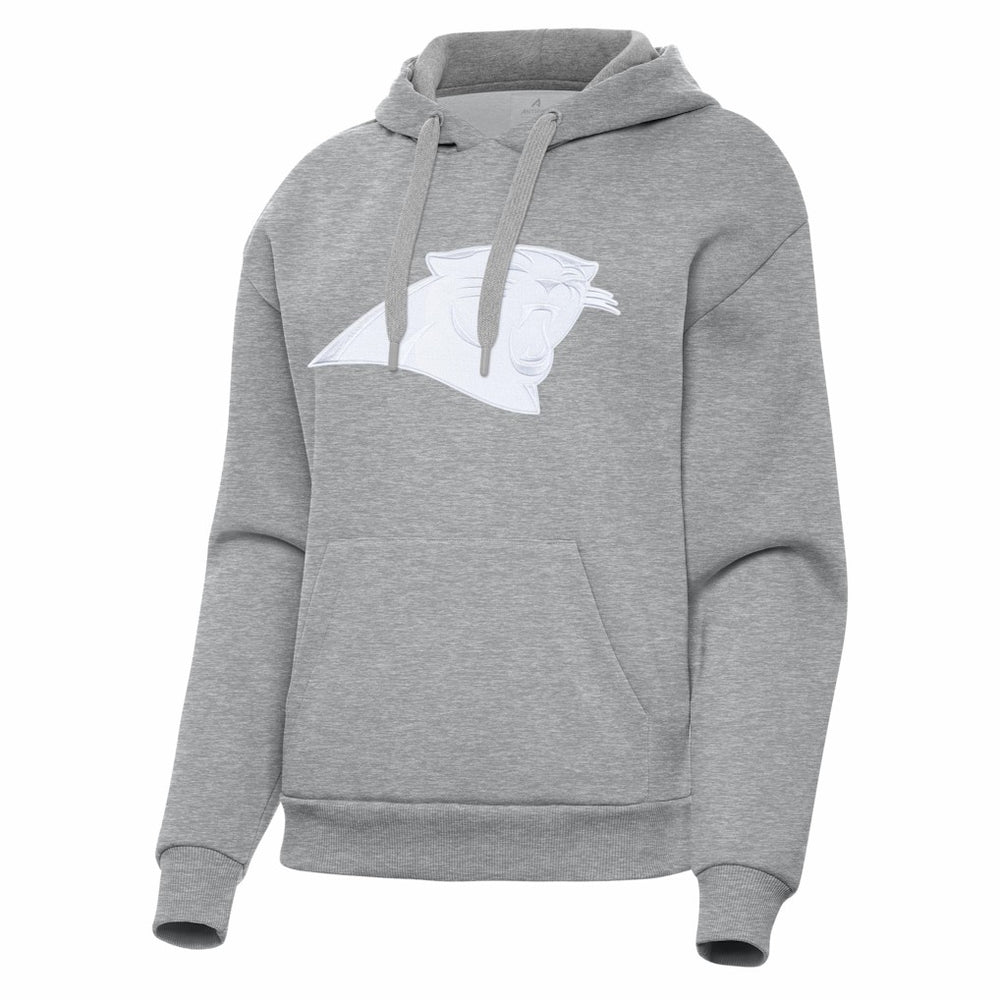 Carolina Panthers Antigua Women's Victory Pullover Hoodie - Heather Gray online