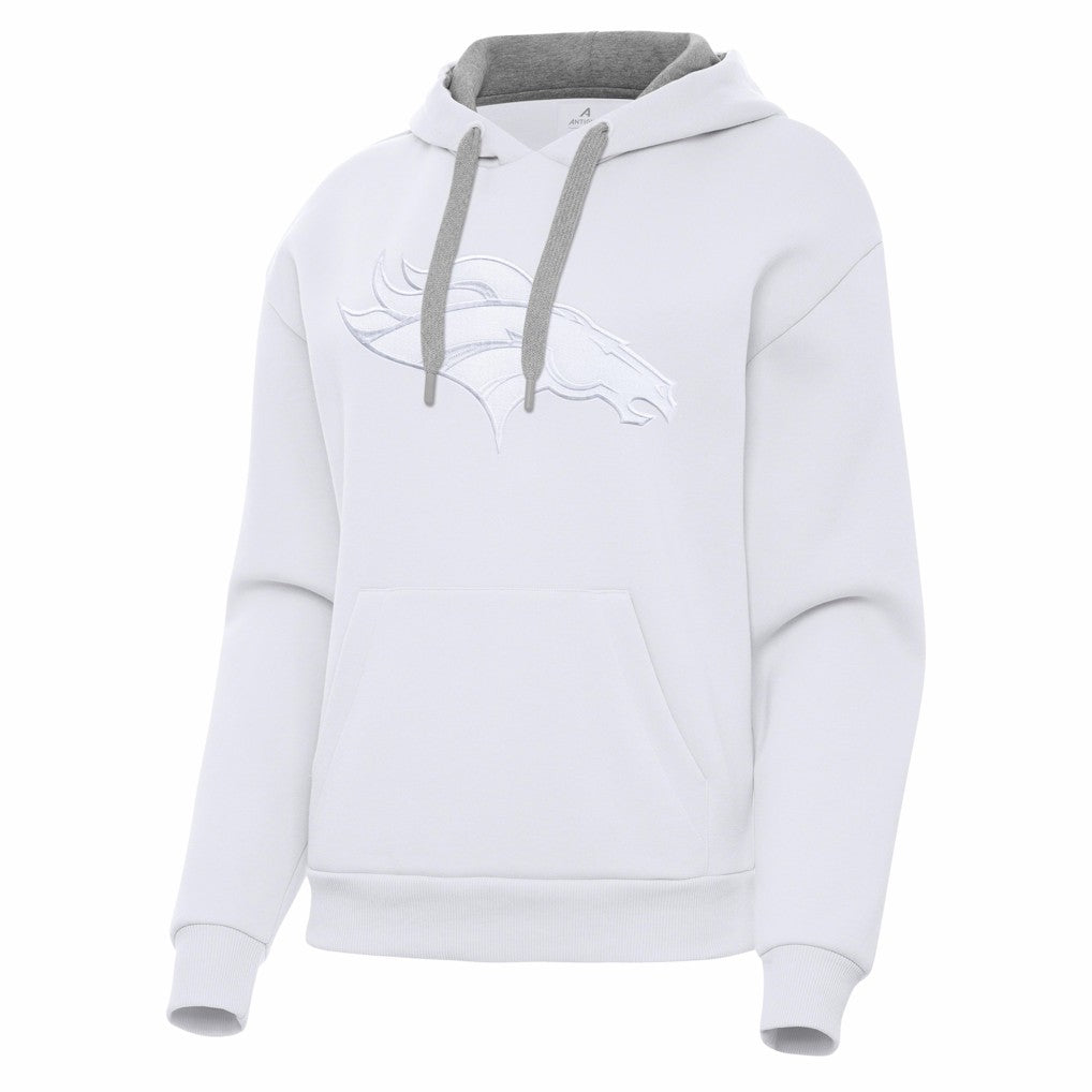Denver Broncos Antigua Women's Victory Pullover Hoodie - White sale