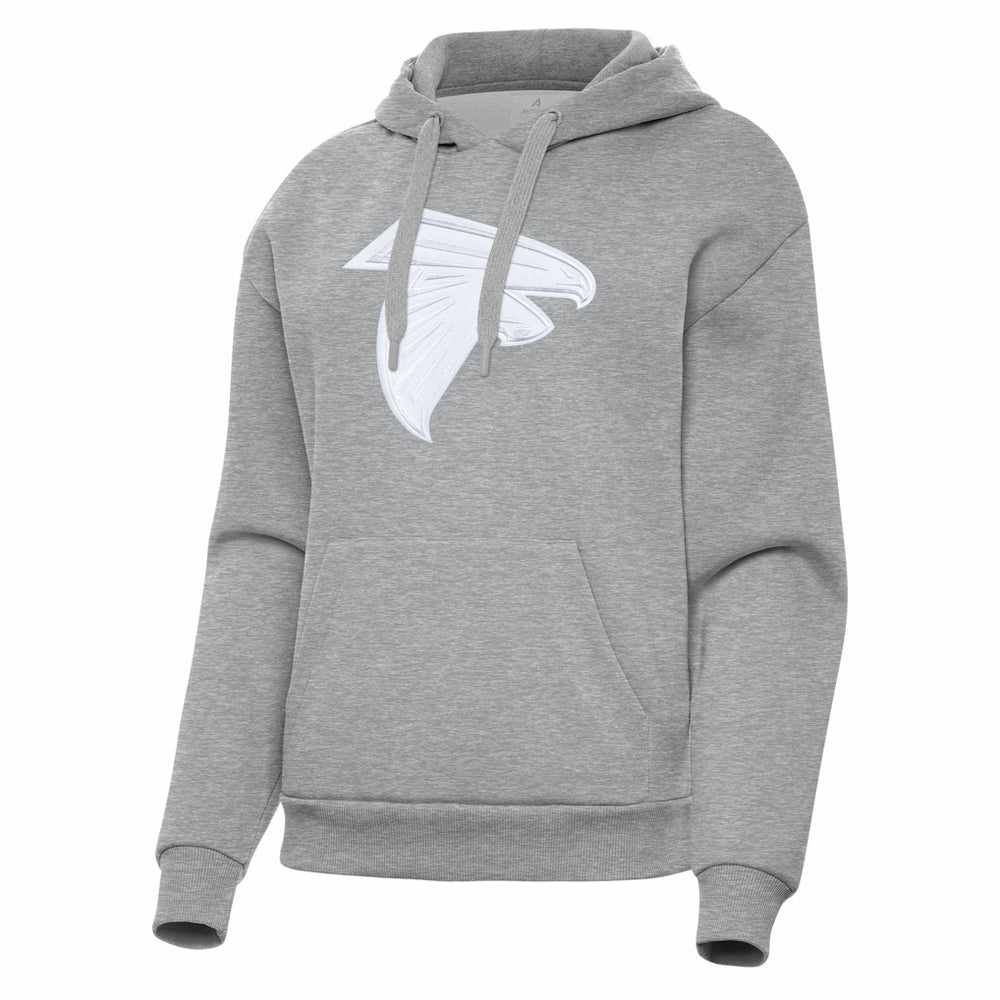 Atlanta Falcons Antigua Women's Victory Pullover Hoodie - Heather Gray outlet