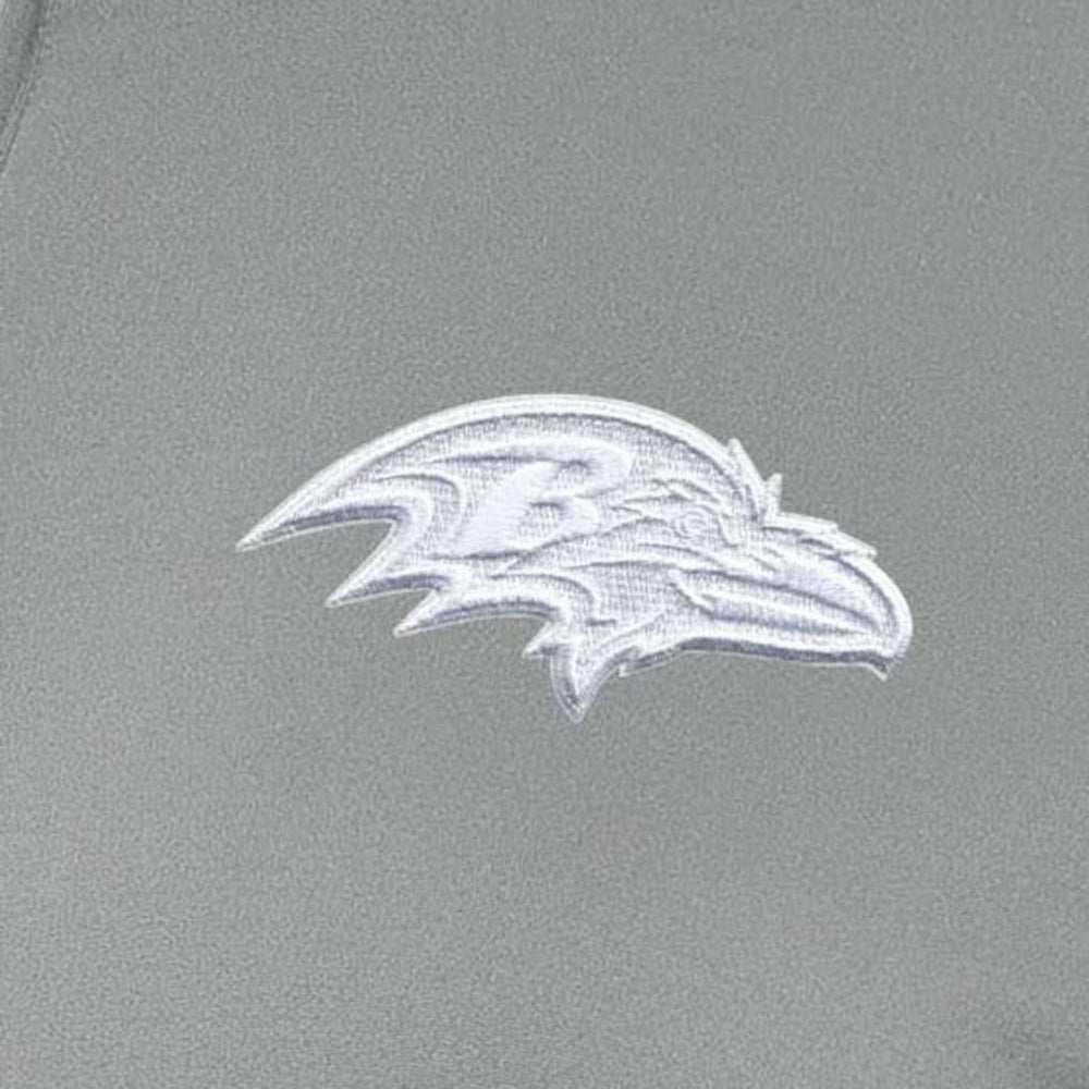 Baltimore Ravens Antigua Women's Reprocess Quarter-Zip Top - Gray online