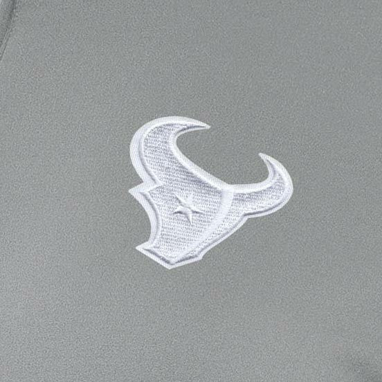 Houston Texans Antigua Women's Reprocess Quarter-Zip Top - Gray on sale