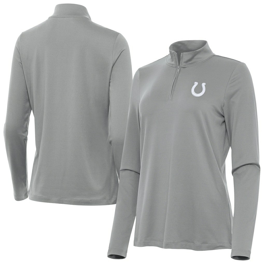 Indianapolis Colts Antigua Women's Reprocess Quarter-Zip Top - Gray cheap