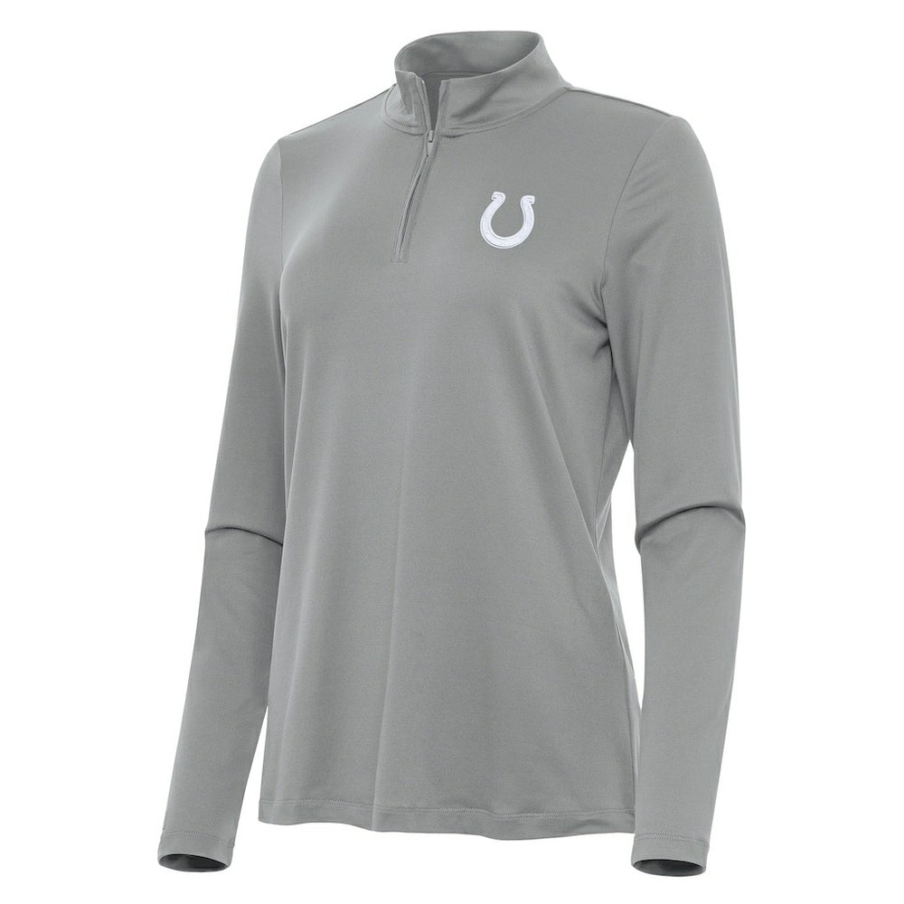 Indianapolis Colts Antigua Women's Reprocess Quarter-Zip Top - Gray cheap
