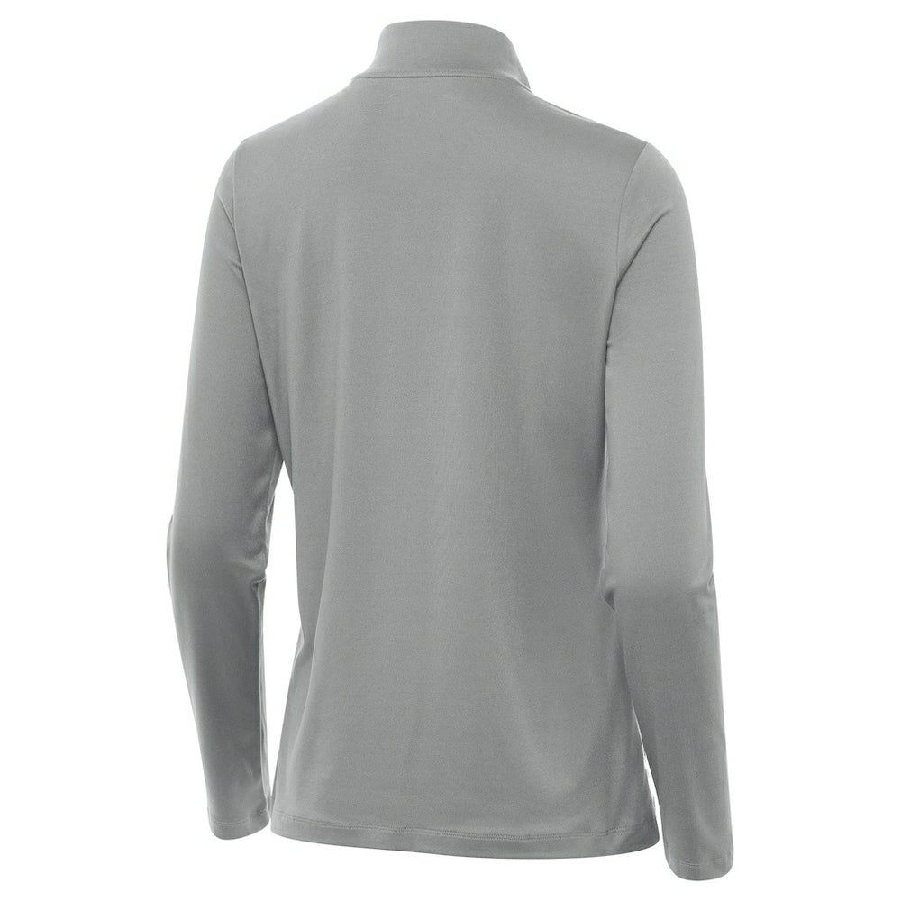 New England Patriots Antigua Women's Reprocess Quarter-Zip Top - Gray cheap