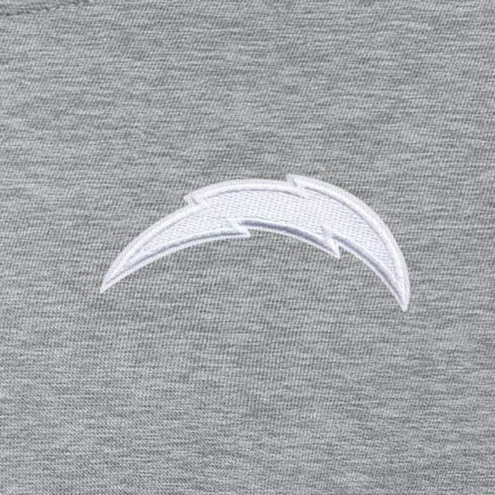 Los Angeles Chargers Antigua Women's Victory Crew Pullover Sweatshirt - Heather Gray for sale