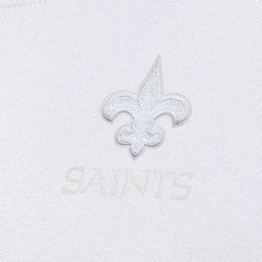 New Orleans Saints Antigua Women's Victory Crew Pullover Sweatshirt - White for sale