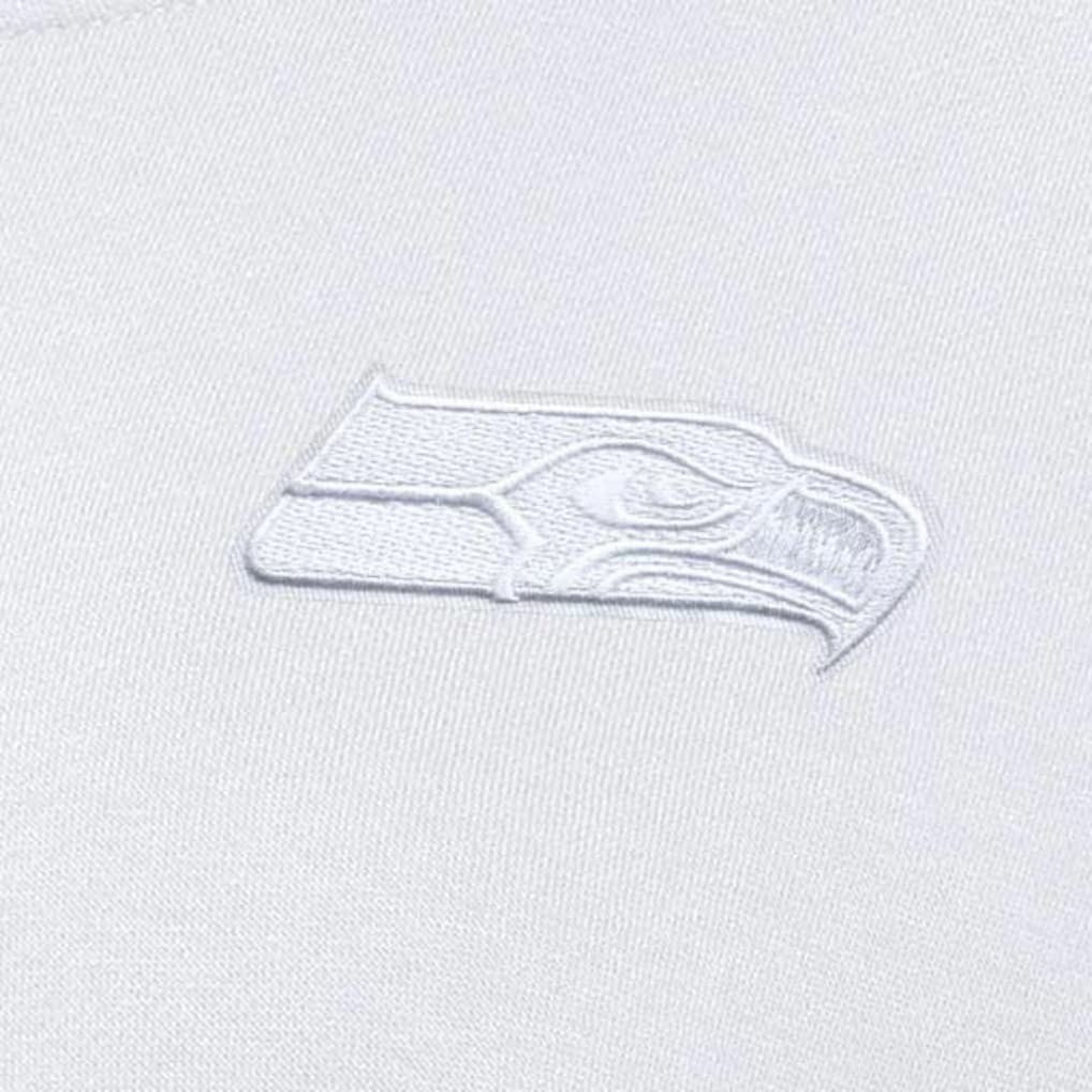 Seattle Seahawks Antigua Women's Victory Crew Pullover Sweatshirt - White sale