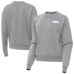 Seattle Seahawks Antigua Women's Victory Crew Pullover Sweatshirt - Heather Gray online