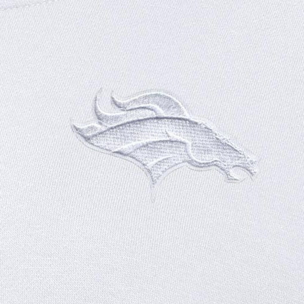 Denver Broncos Antigua Women's Victory Crew Pullover Sweatshirt - White on sale