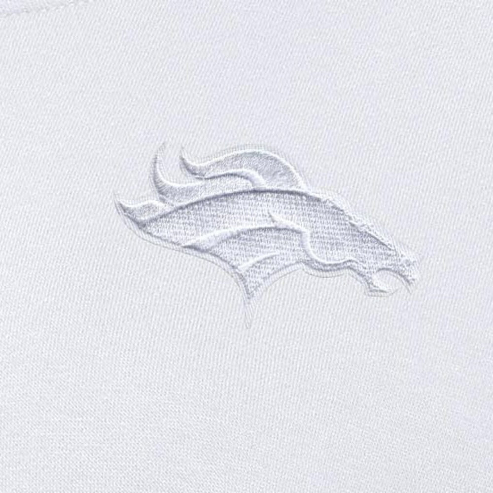 Denver Broncos Antigua Women's Victory Crew Pullover Sweatshirt - White on sale