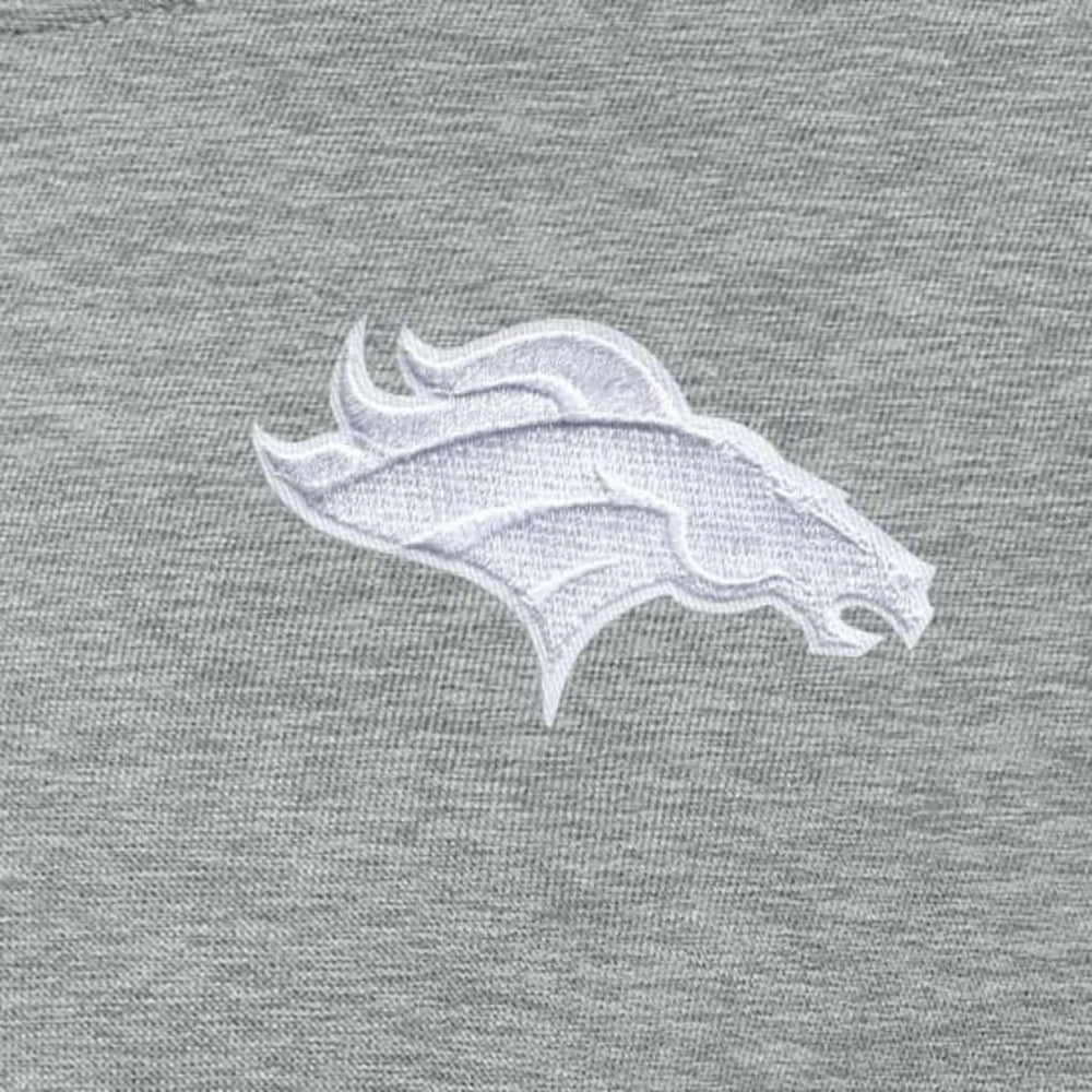 Denver Broncos Antigua Women's Victory Crew Pullover Sweatshirt - Heather Gray cheap